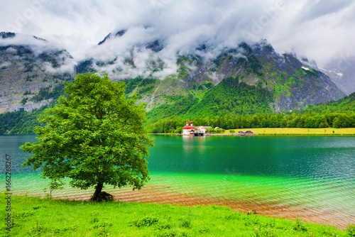 St. Bartholomew church at Konigssee Lake