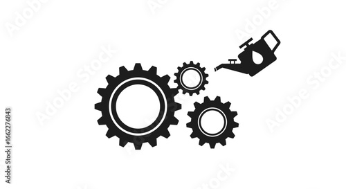 Oil and Gear Maintenance Icon