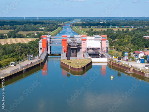 Lauenburg and the Ship elevator Scharnebeck