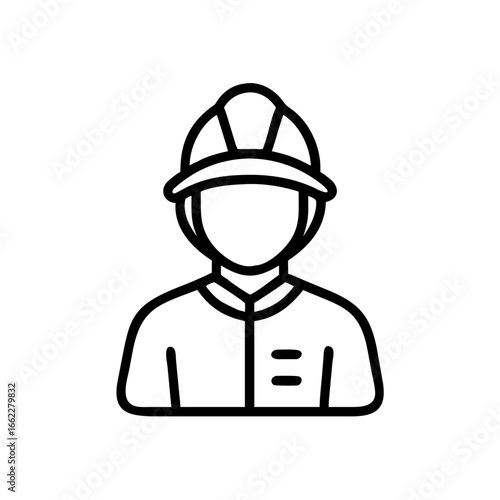 Construction worker in safety helmet engaged in building project at a construction site during daylight hours