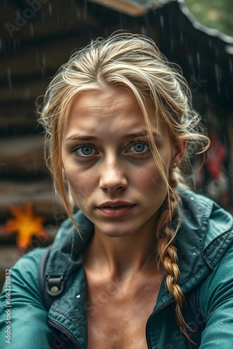 Erschöpfte Frau