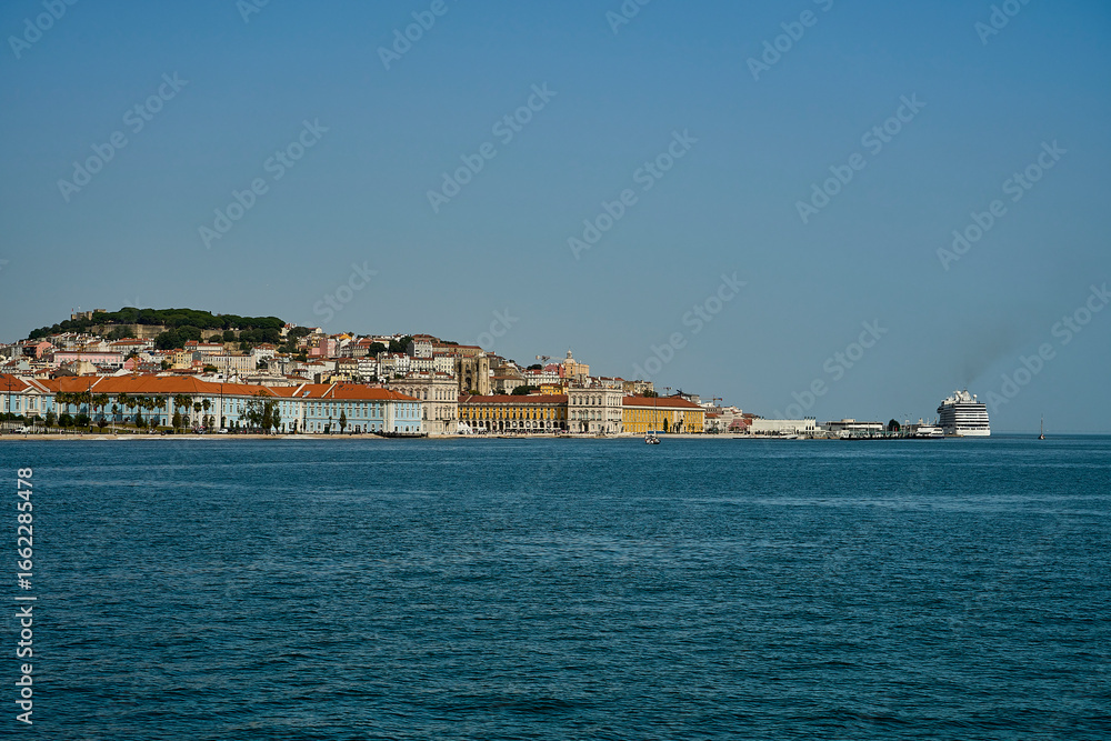 rocky coastline of the atlantic ocean in Lisbon. rocky coastline of the atlantic ocean in Lisbon.