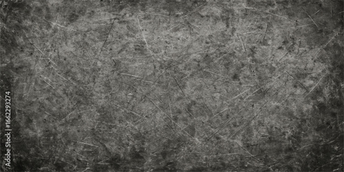 Grunge texture background of an old, dark black and gray cement wall