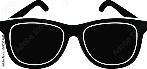 Sunglasses, eyewear editable vector illustration icon