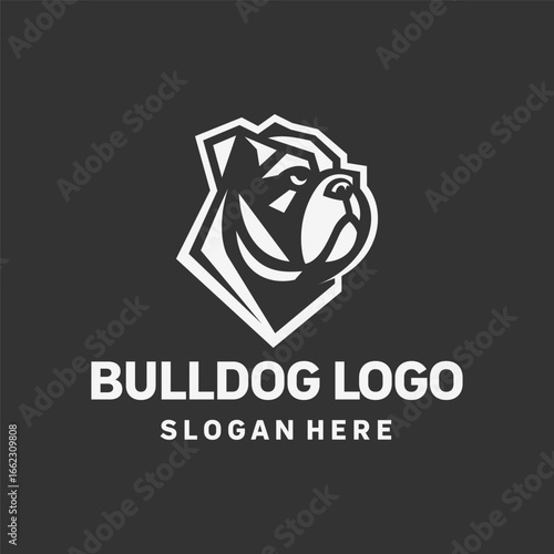 Unique Bulldog Identity Logo Design