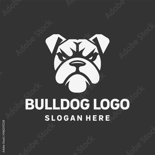 Creative Bulldog Mark Logo Design