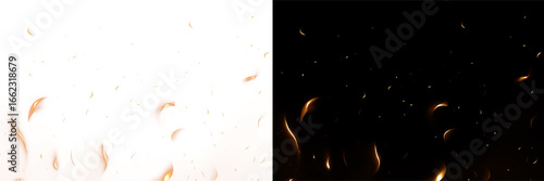 Canvastavla Fire and sparks background