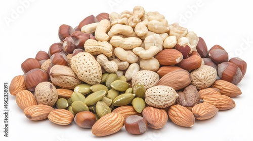 Wallpaper Mural Assorted Nuts and Seeds Mix Close Up Studio Shot Torontodigital.ca