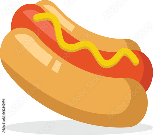 hot dog vector illustration