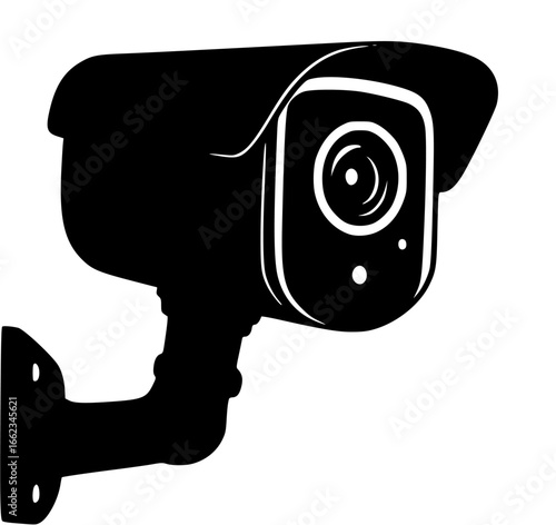 security camera icon Silhouette

