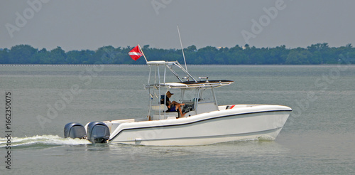 Center Consoled Sport Fishing Boat