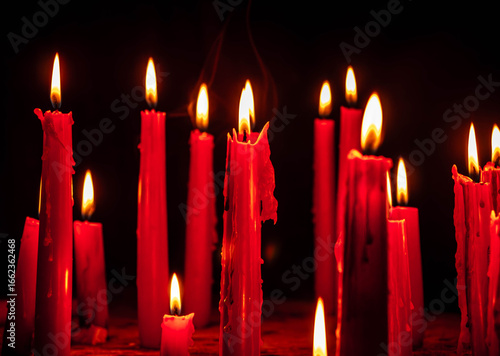 candles in the dark