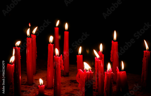 candles in church