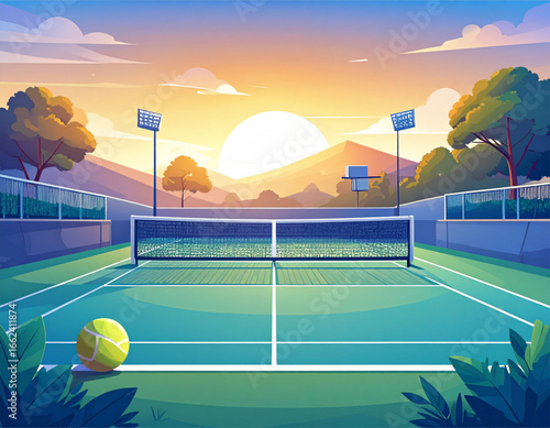 tennis court