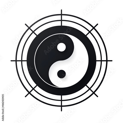 Yin Yang Spiritual Balance Symbol