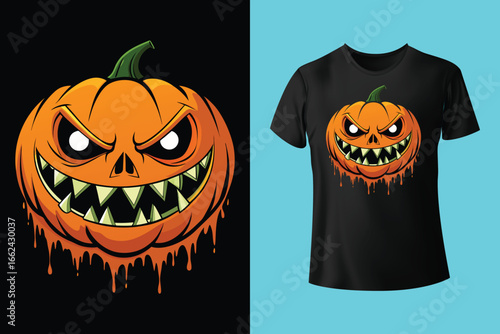 witchy wild Halloween t shirt design template