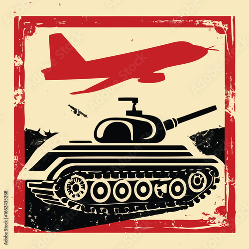 High quality vector illustration of invasion begins at dawn for creative projects and digital artwork design purposes