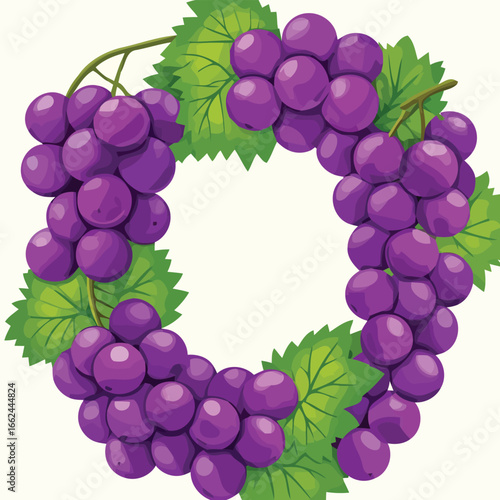 High quality vector illustration of raisins made from grapes for creative projects and digital artwork design purposes