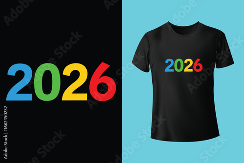 graphic t-shirt lion dance, Happy Chinese new year, Translation on picture text happiness, good fortune, blessings and Happy new year , illustration Comic art.