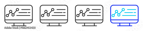 Regression Suite  Icon Set Collection in Creative Outline Style for Software Testing Featuring Multiple Thickness Variations with QA Debugging Code Quality and System Reliability