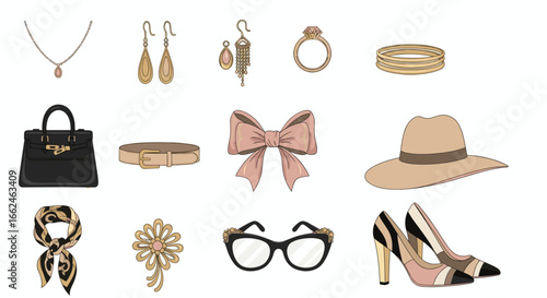 Explore stylish women's fashion accessories: jewelry, handbags, shoes, and more trends now