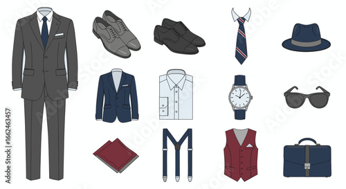 Explore men's fashion style guide with suits shirts shoes accessories and more for elegant look