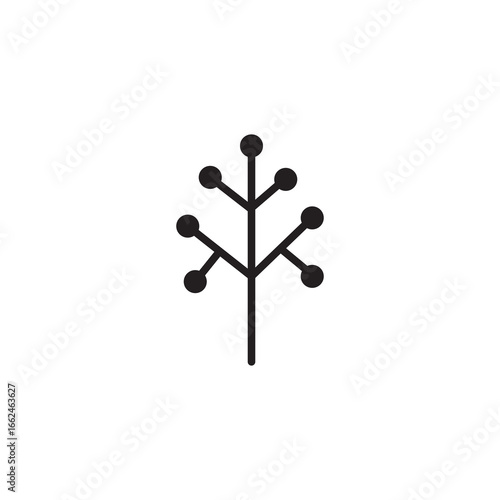 Phylogenetic tree icon vector illustration for web and app..eps
