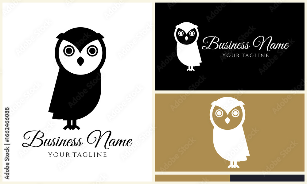 Obraz premium Owl Logo Design Variations. (25)