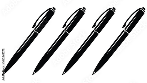 Black pens writing instruments stationery office supplies