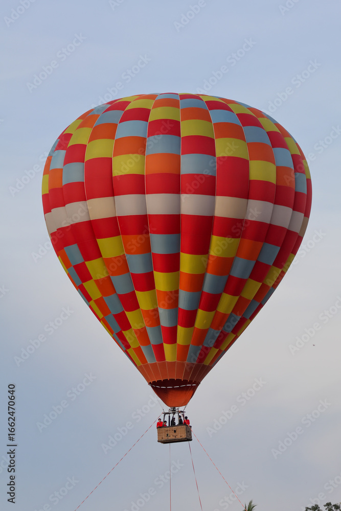 Naklejka premium first balloon in Luang Prabang