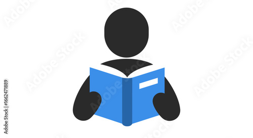 Reading Icon Student Education Book Learning Symbol