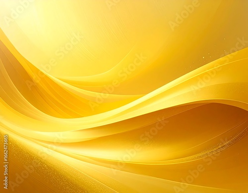 Abstract gold waves