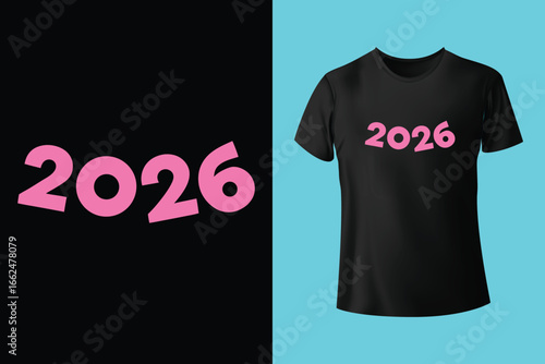 new year t shirt design 2026