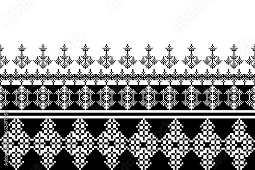 pattern batik flower damask ethnic boho ikat texture tribal geometric background