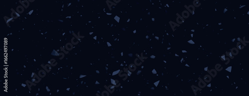 Dark blue terrazzo background, background with scattered blue specks, background with a textured, modern design. Minimal terrazzo pattern, speckled texture background vector
