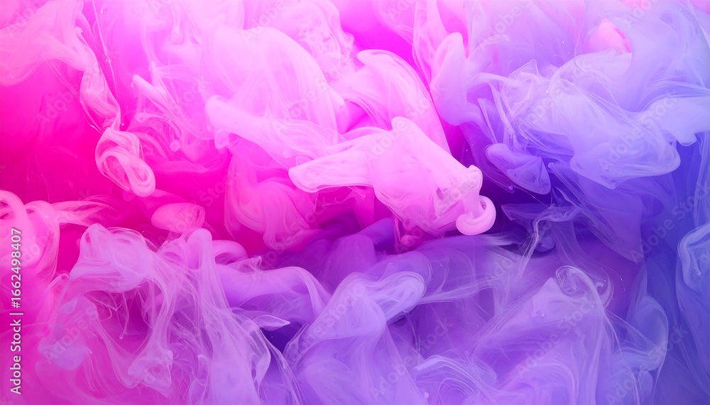 Fototapeta premium Vibrant abstract swirls of pink and purple