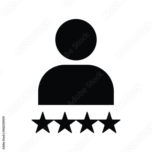 Reputation Icon – modern design symbolizing trust, credibility, and success