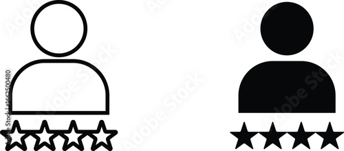 Reputation Icon – modern design symbolizing trust, credibility, and success