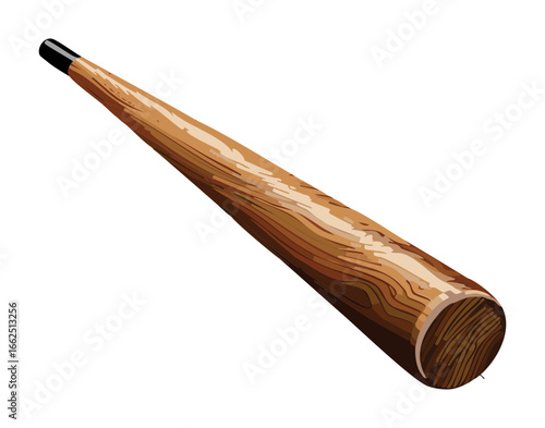 A high-quality wood grain billiard cue stick, perfect for breaking or making a precise shot during a game