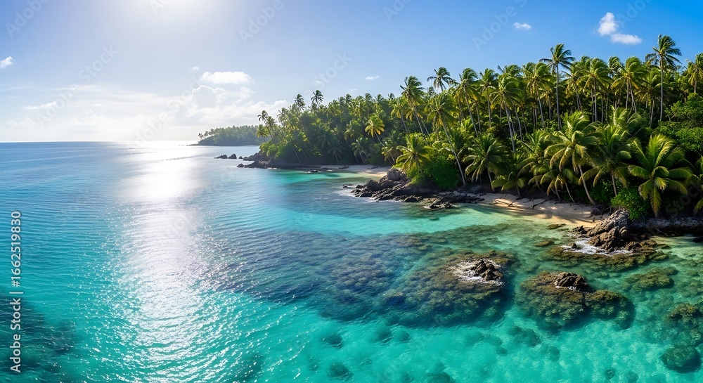 Fototapeta premium Tropical island paradise (4)