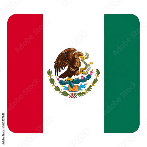 Mexican flag graphic