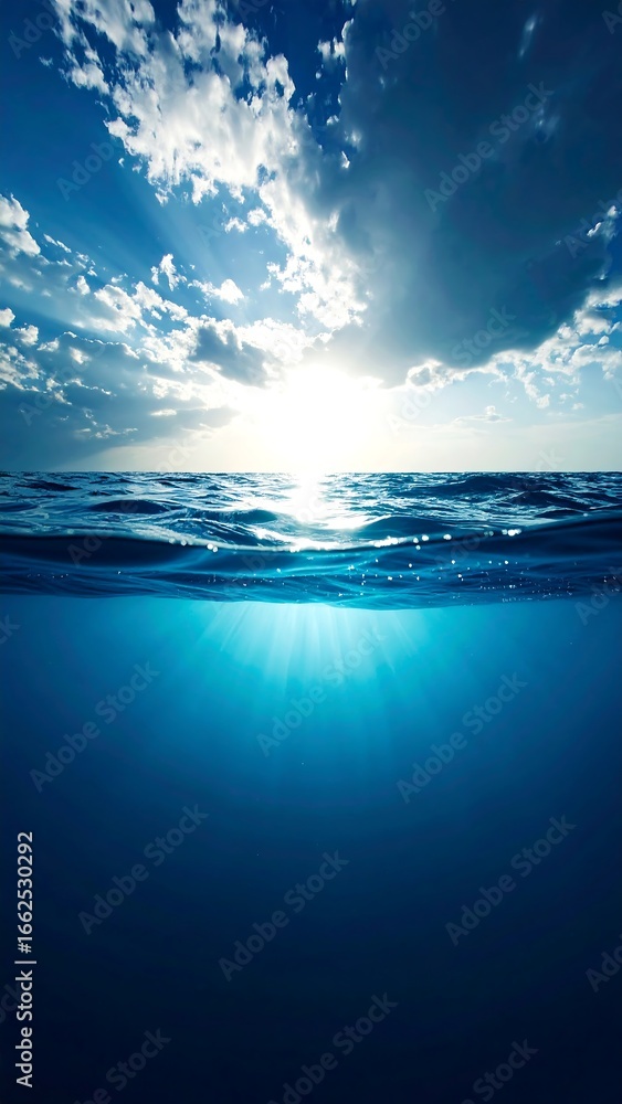 Fototapeta premium Underwater sunrise