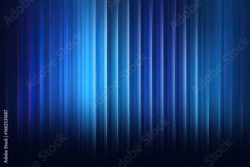 Dark blue and light blue vertical curtain-like panels