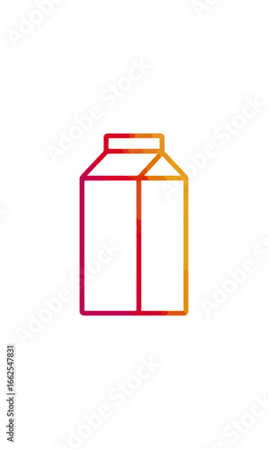 Colorful beverage carton graphic