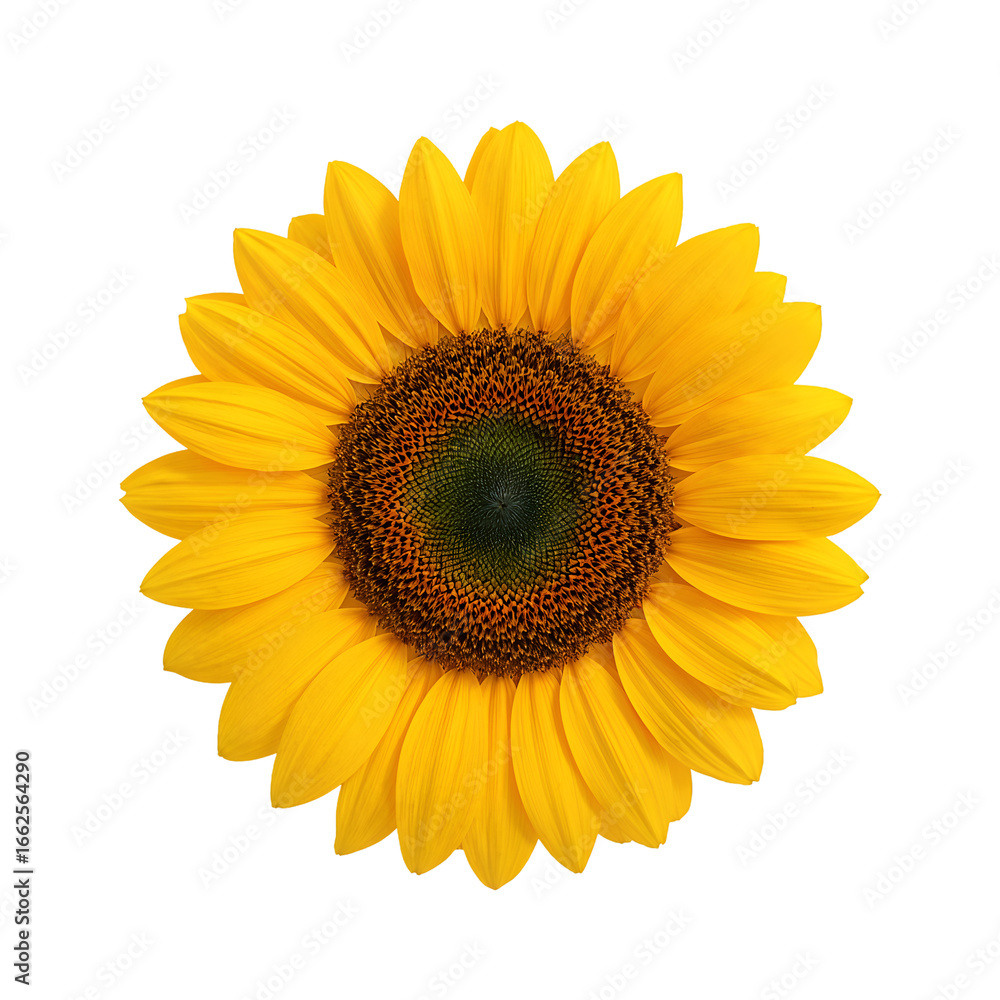 Fototapeta premium sunflower isolated on white background