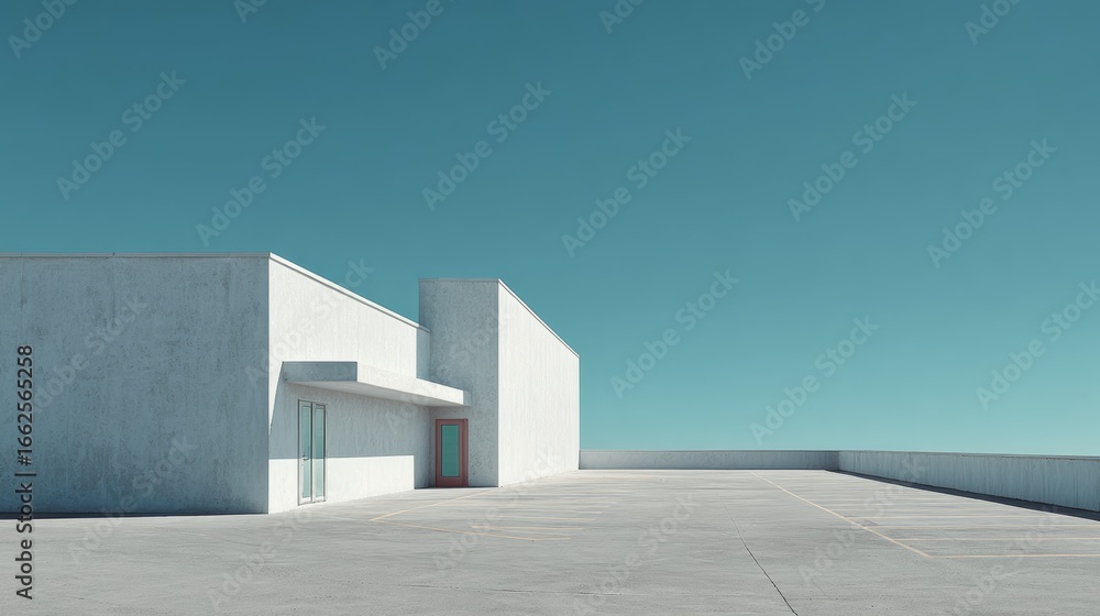 Fototapeta premium Minimalist architectural imagery