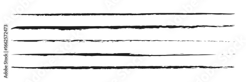Hand drawn scribble underline line vector icon isolated on transparent background. EPS 10 .