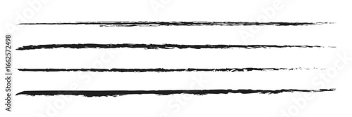 Hand drawn scribble underline line vector icon isolated on transparent background. EPS 10 .