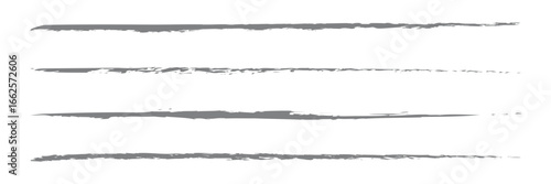 Hand drawn scribble underline line vector icon isolated on transparent background. EPS 10 .
