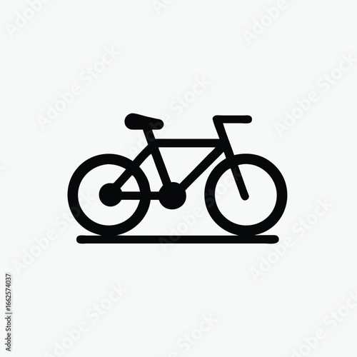minimalist bycycle icon vector template